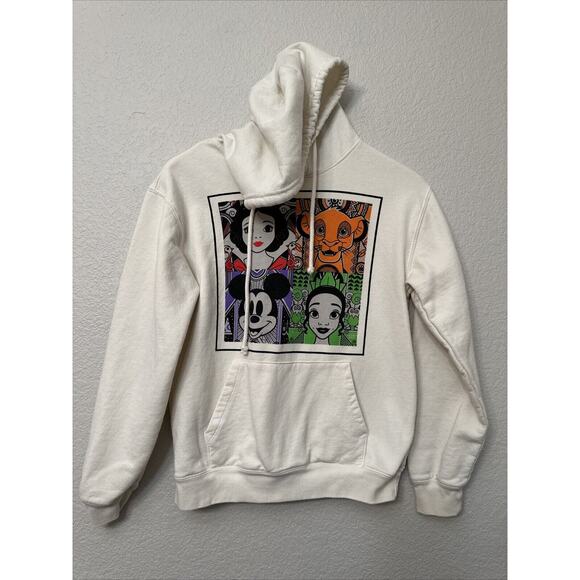 Disney 100 Years Of Wonder Hoodie Mickey, Simba Snow White Mickey Size Small EUC - Picture 1 of 6